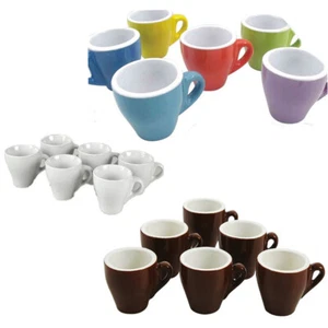 6 Cups Zum Kaffee Espresso Frühstück Cups Keramik Kochen CASA Geschenkidee 179 - Picture 1 of 1