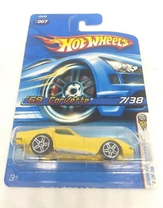 2006 Hot Wheels First Editions #7/38 '69 Chevy Corvette Yellow  - Picture 1 of 3