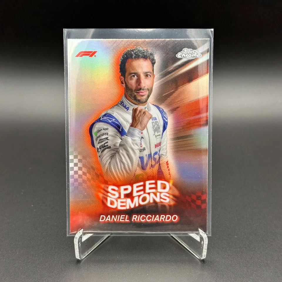 2024 Topps Chrome Formula 1 DANIEL RICCIARDO #SD-18 Speed demons - Image 1 of 4