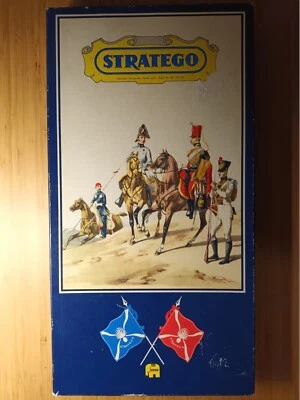 Original  Stratego blau Türme Brettspiel für 2 Spieler große Ausführung sehr gut - Bild 1 von 3