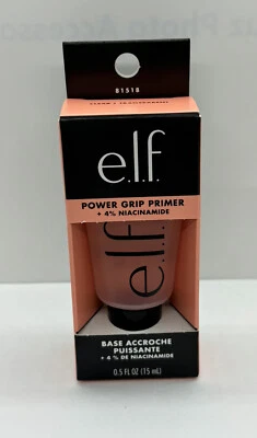 NEW NIB e.l.f. Power Grip Primer + 4% Niacinamide 15ml/0.5Fl Oz Full Size AUTHNT - Image 1 of 4