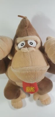 Muñeco de peluche Donkey Kong 10 pulgadas Super Mario 2020 con licencia oficial ¡NUEVO! Nuevo con etiquetas Foto 1 de 4