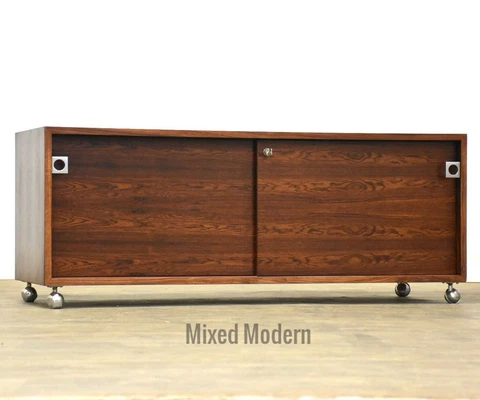 Rosewood Credenza Console Mid Century Modern by Bodil Kjaer Cover