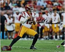 Caleb Williams USC Trojans Autographed 8" x 10" Throwing Photograph