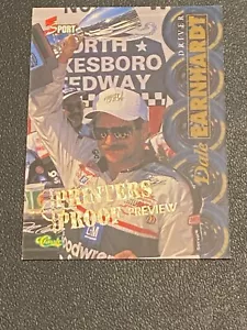 1994/95 CLASSIC 5 SPORT DALE EARNHARDT PRINTER'S PROOF PREVIEW - Picture 1 of 2