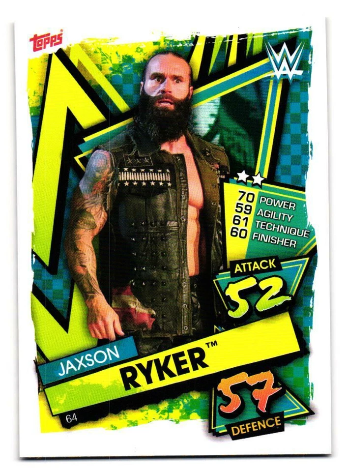 2021 Topps WWE Slam Attax Jaxson Ryker #64 - Image 1 of 1