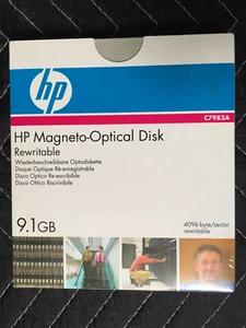 HP C7983A 9.1GB REWRITABLE MAGNETO OPTICAL DISK NEW SEALED - Afbeelding 1 van 2