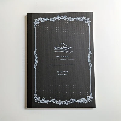TOMOE RIVER A5 Notebook —5mm Dot Grid Layout (White Paper 52gm²) / Made in Japan - Image 1 of 4