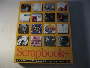 Scrapbook+ PC Spiel komplett Windows 3.0 3,5"" und 5,25"" Discs Eikon - Bild 1 von 3