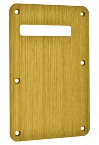 New Backplate STRATOCASTER Anodized Orange - Alu Brushed Metal - Promo 2025 - Picture 1 of 2