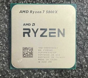 AMD Ryzen 7 5800X R7-5800X 3.8GHz 8 Core 16 Threads 105W AM4 CPU Processor - Bild 1 von 3