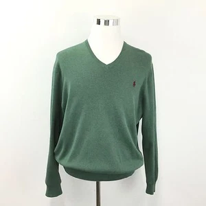 Polo by Ralph Lauren Mens Pima Cotton V-Neck Sweater Long Sleeve Size XL - Bild 1 von 6