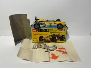 Corgi Toys 159 F1 Cooper Maserati, en caja, original, vintage, raro, - Imagen 1 de 17