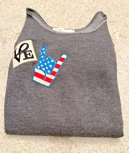 Vintage Havana 1954 Dark Gray Multi Patch Sweatshirt (S) - Picture 1 of 10