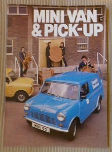 Mini Van & Pick-Up ref.3412/A Mercado Reino Unido folleto de venta de coches a todo color - Imagen 1 de 1