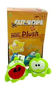 Cut the Rope 1 Zoll Micro Plüsch mit Clip Display Box mit 20 NEU - Bild 1 von 1