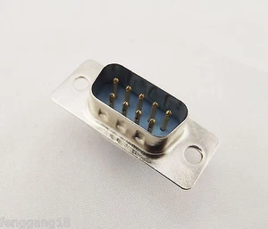 DB9 RS232 D-SUB 9 Pin Male Plug Serial Solder Type PCB Connector Socket PC Use - Picture 1 of 7