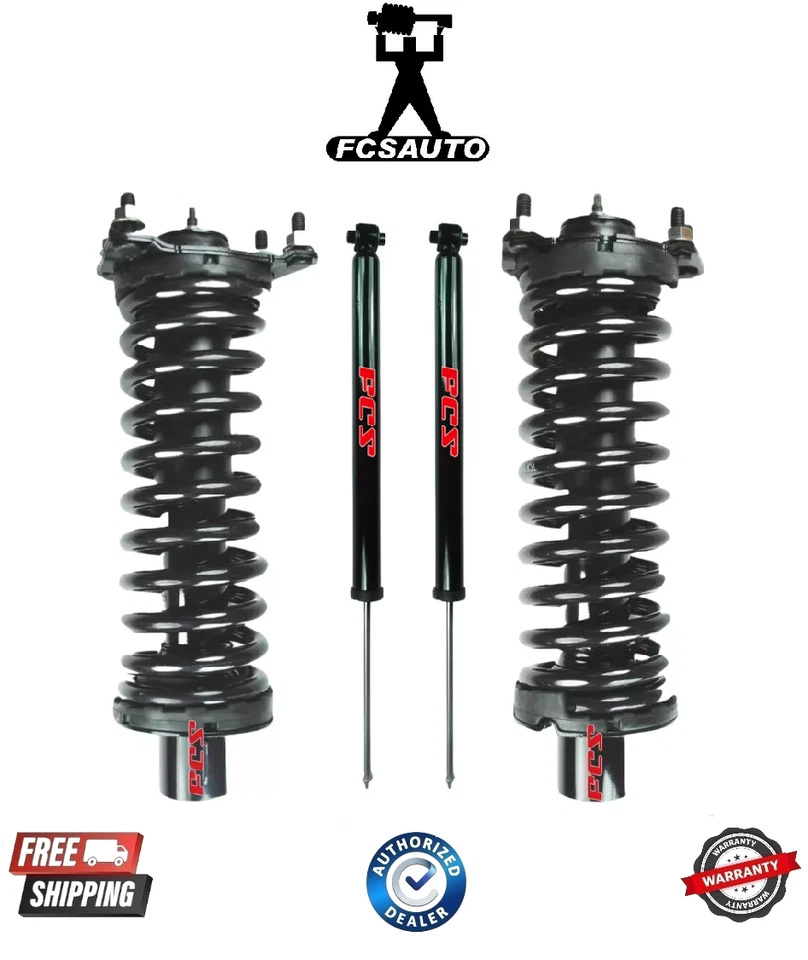 Puntales delanteros y resorte FCS completos + amortiguador trasero para Jeep Liberty Dodge Nitro Foto 1 de 1