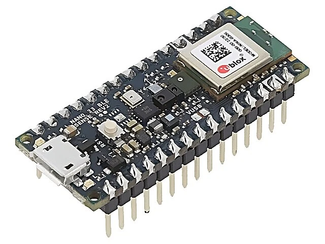 NANO 33 BLE SENSE REV2 + HEADERS Pro 64MHz 33VDC Flash: 1MB SRA - Bild 1 von 1