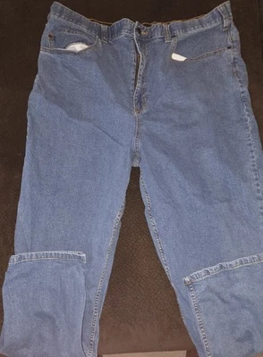 HB Harbor Bay Mens Continuous Comfort Waist Denim Blue Jeans Sz 44x34 Harbor Bay - Image 1 of 3
