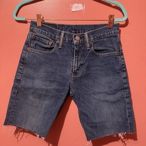 Levis 511 Jungen geschnittene Shorts 29 x 30 blau Denim Jeans Slim Fit Hose Kinder - Bild 1 von 10