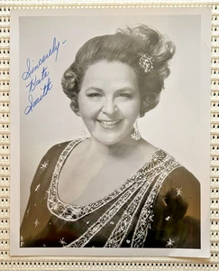 Foto firmada a mano por Kate Smith de 8" X 10" animadores God Bless America cantante - Imagen 1 de 2