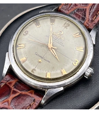 Винтажный хронометр Omega Constellation, перекрестный циферблат, автоматический завод - 1954 - Изображение 1 из 4