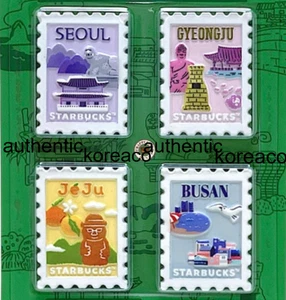 Starbucks KOREA Magnet SET Seoul Gyeongju Jeju Busan 2025 STAMPsty *US-duty Paid - Picture 1 of 11