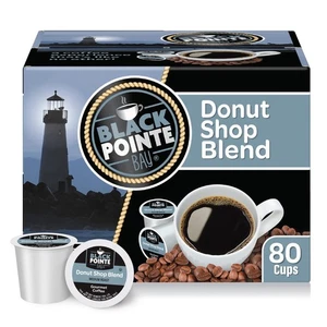 Coffee Donut Shop Blend, Medium Roast, 80 Count, Single Serve Coffee Pods for... - Picture 1 of 6