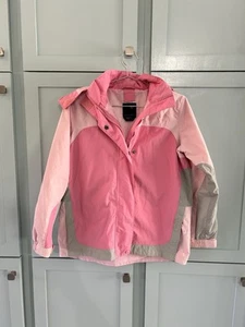 Steve And Barry’s Pink White And Gray Girls Ski Jacket Large - Picture 1 of 8
