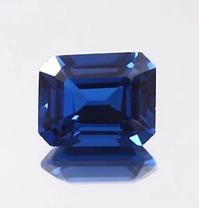 AAA 9x7 MM Cornflower Blue Sapphire Loose Radiant Cut Gemstone Fine Quality - Picture 1 of 4
