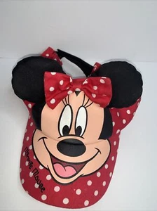 Disney Minnie Mouse Girls Sunvisor Hat Red 4-6x - Picture 1 of 6