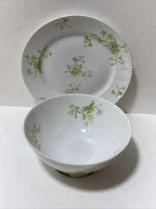 Antique Theo Haviland Limoges Schleiger Round Serving Dish Bowl Platter - Picture 1 of 11