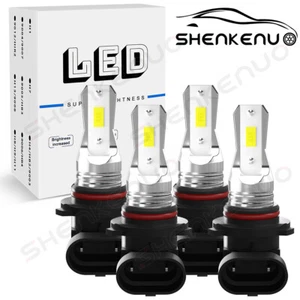 For Chevy C1500 1988-1999 High Low Beam 6X 6000K LED Headlight Bulbs Combo Kit - Picture 1 of 13