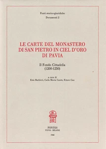 The cards of the monastery of San Pietro in Ciel d'Oro di Pavia. The Citadel Fund - Picture 1 of 1