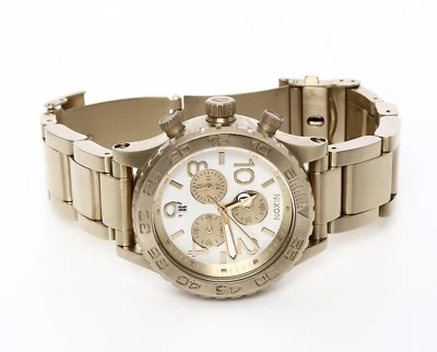 Nixon Minimize Men's Gold The 42-20 Chrono Watch F1255 - Image 1 of 4