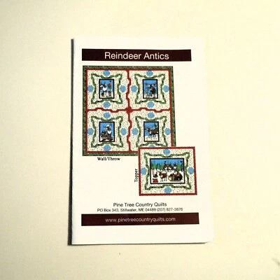 Quilt Pattern "Reindeer Antics" by Pine Tree Country Quilts - Image 1 of 2