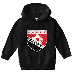 Egypt Soccer - Distressed Egyptian Badge Proud Pride Toddler/Youth Hoodie - Picture 1 of 12