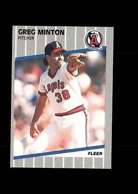1989 Fleer - #485 Greg Minton - Image 1 of 2