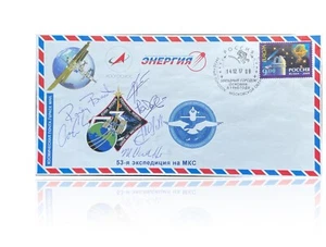 Space Mail Cover ISS Exp 53 54 Tingle Acaba Vande Hei Nespoli Kanai others - Picture 1 of 1