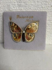 Vintage Princess Handmade Metal Butterfly Pin Made In West Germany - Picture 1 of 5