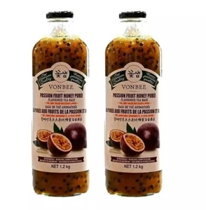 Vonbee Passion Fruit Honey Puree Flavored Tea Base 42.32oz/ 2.6lb, Best By 04/26 - Picture 1 of 3