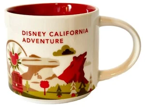 Disney California Adventure Starbucks You Are Here YAH Coffee Tea Mug Cup 14 Oz - Picture 1 of 6