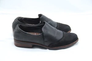 Naot Angin Shoes Womens Size US 9-9.5 EU40 Black Suede Leather Slip On Loafers - Picture 1 of 8