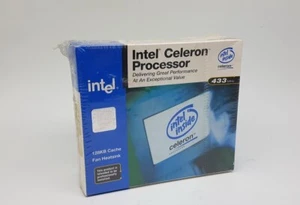 Intel Celeron Prozessor - 433MHz - 128K Cache - 66MHz FSB - Originalverpackt CPU - Bild 1 von 3