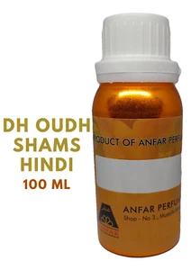 Anfar Dh Oudh Shams Hindi Olio Profumato Concentrato 100 ml Olio Attar/Ittar - Foto 1 di 4