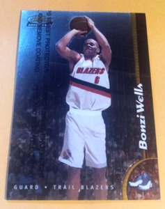 Topps Finest Bonzi Wells Rookie RC #236 1998-99 - Blazers - Imagen 1 de 2
