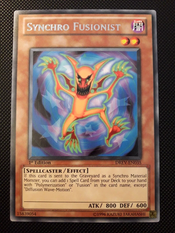 Yu-Gi-Oh! Synchro Fusionist, DREV-EN035, Rare, 1. Edition, Englisch, Near Mint - Bild 1 von 4