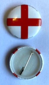 27 x ENGLAND English Cross of St. George Flag Pin Badges NEW Football Rugby UK - Picture 1 of 3