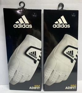 Paquete de 2 PEQUEÑOS Guantes de Golf Adidas Adifit - Guantes para Mano Derecha para Golfistas de Mano Izquierda - Imagen 1 de 3